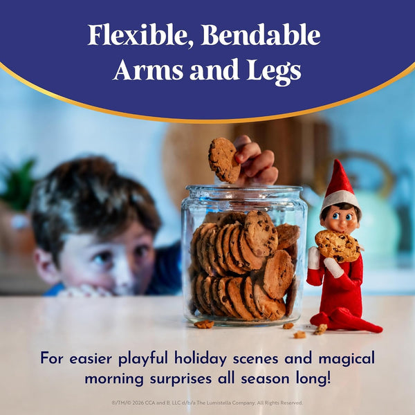 The Elf on the Shelf Box Set - Poseable Boy Scout Elf with Blue Eyes
