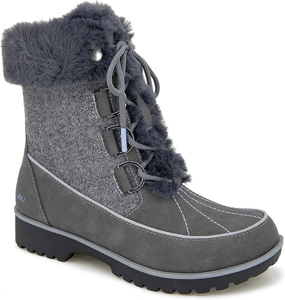 JBU Colorado Women's Winter Boot - Ladies Faux Fir Snow Boots