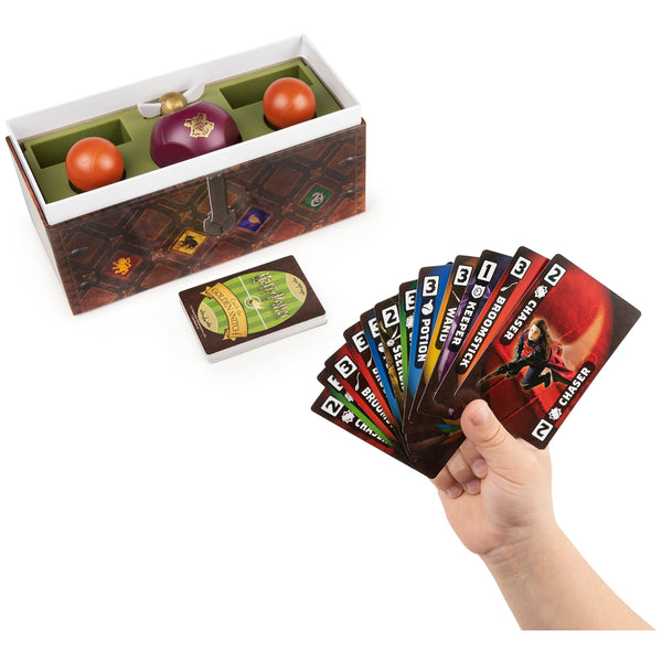 Harry Potter Catch The Golden Snitch, A Quidditch Board Game for Witches, Wizards and Muggles, Family Game Ages 8 & up