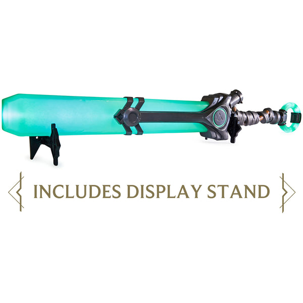 League of Legends, Life-Size Ekkos Bat, Over 3 Feet with 15+ Iconic Lights and Sounds, Premium Cosplay, Display Stand, Champion Collection, for Ages 14 and Up
