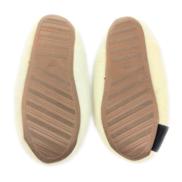 Oooh Geez Women's Wine Time Cozy Slippers, Warm Comfy House Slippers, Fuzzy Indoor Slipper