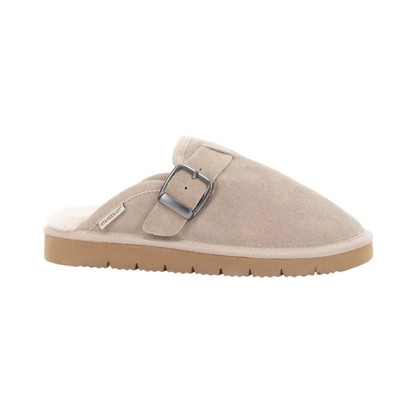 Staheekum Women's Chelan Buckle Clog Plush Fluffy Slip On Ladies Shoe