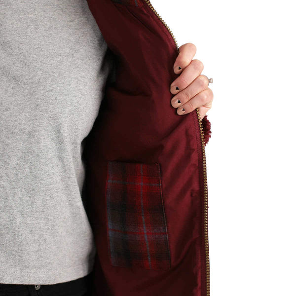 Pendleton Ladies' Fuzzy Zip Jacket Women's Sherpa Coat - Red, Navy or Cream