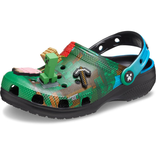 Crocs Classic Clogs Men’s Minecraft Theme – Casual Shoes Gamer Gift