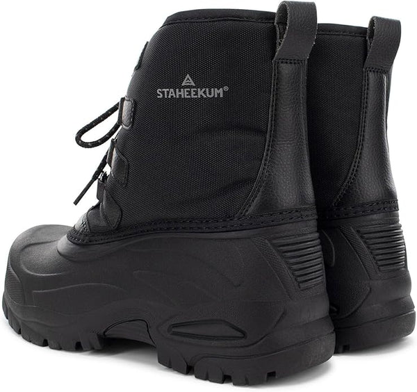Staheekum Men's Winter Snow Boots| Waterproof, Insulated, and Cold Rated to -20°F