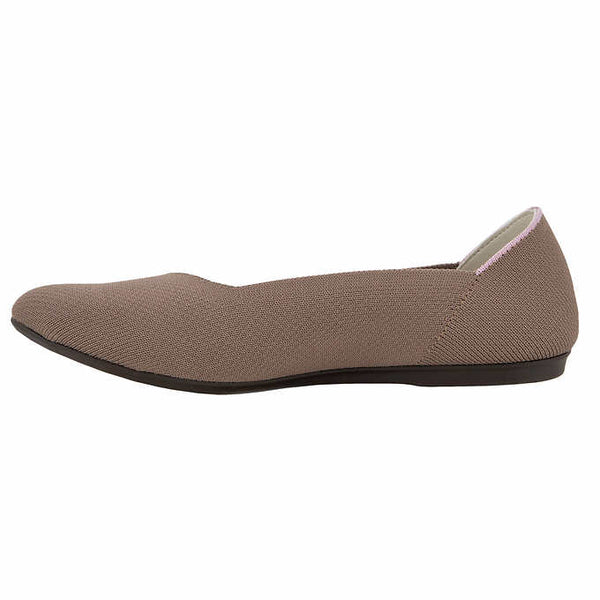 Jsport Women's Ballet Flats Round Toe Walking Flats Slip On Shoes Soft Lightweight