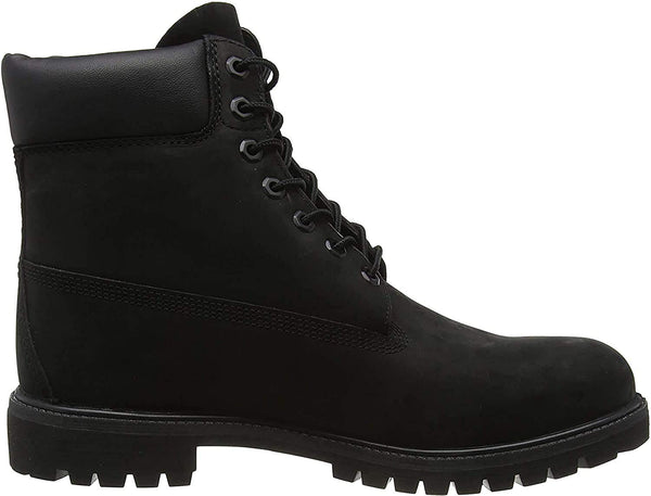 Timberland Men's 6-Inch Premium Waterproof Boot - Black Nubuck
