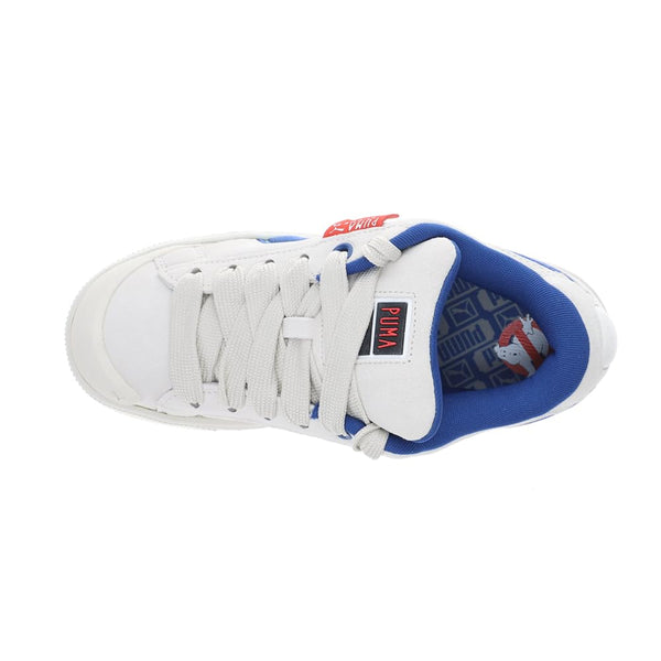 PUMA Mens Suede XL Ghostbusters Stay Puft Marshmallow Sneakers Blue White