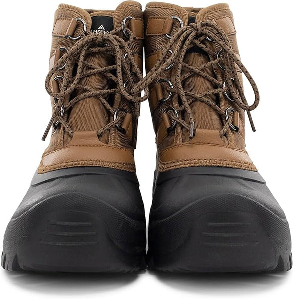 Staheekum Men's Winter Snow Boots| Waterproof, Insulated, and Cold Rated to -20°F