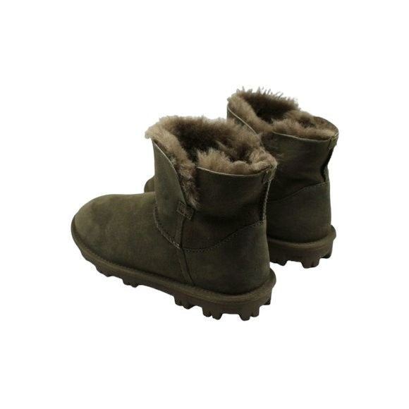 Kirkland Signature Genuine Australia Sheepskin Snow Winter Boots for Women, Classic Ladies Shearling Short Boot