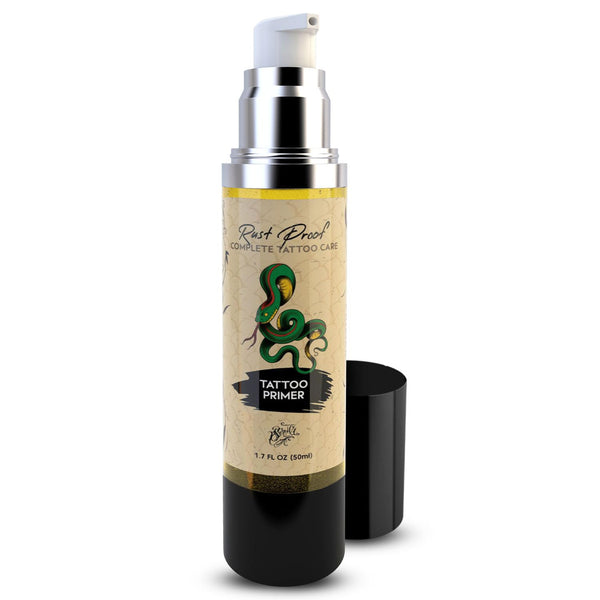 Nirvanta Rust Proof Tattoo Sealer 1.7 fl oz – Tattoo Sealing Body Lotion for Pre-Care & Long Term Ink Maintenance