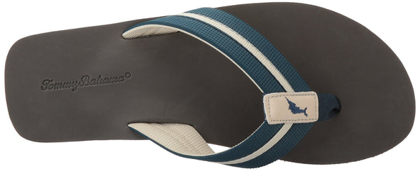 Tommy Bahama Men's Taheeti Flip-Flop Snadal - Black or Blue