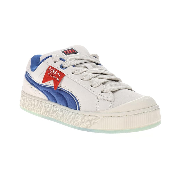 PUMA Mens Suede XL Ghostbusters Stay Puft Marshmallow Sneakers Blue White