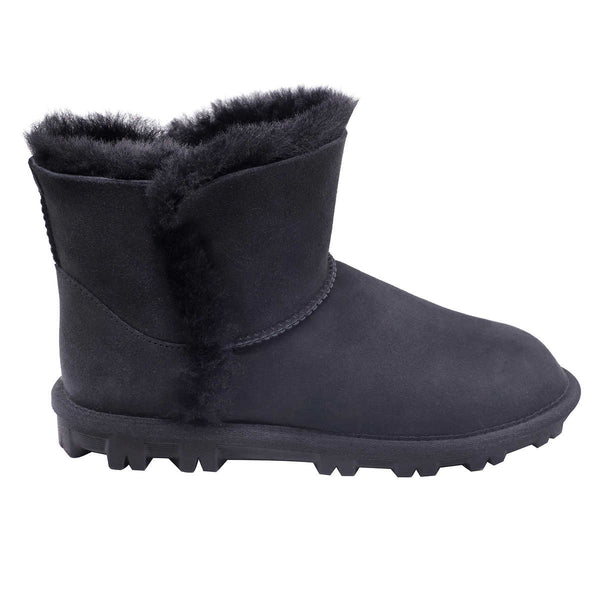 Kirkland Signature Genuine Australia Sheepskin Snow Winter Boots for Women, Classic Ladies Shearling Short Boot