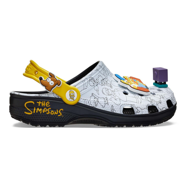 Crocs Unisex Adult The Simpsons Classic Clogs w/ Exclusive Charms Comfortable Lightweight Shoes