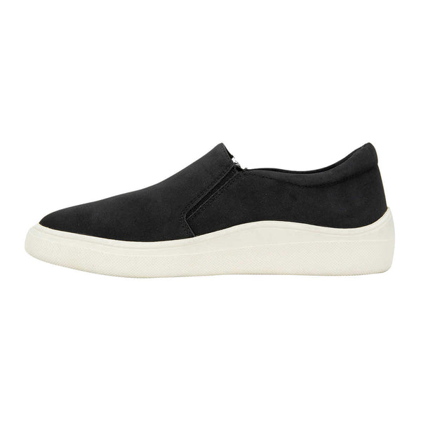 Kensie Soren Black Women's Fashion Low Top Sneaker - Ladies Casual Shoe