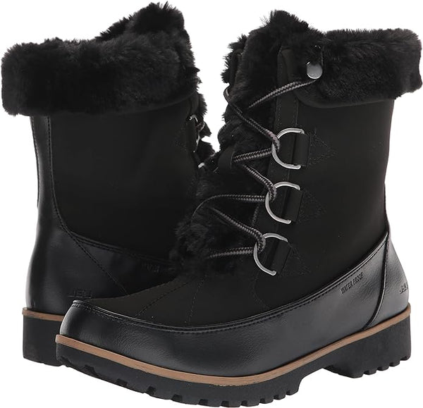 JBU Colorado Women's Winter Boot - Ladies Faux Fir Snow Boots