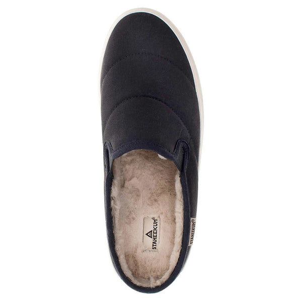 Staheekum Women's Camp Mule Plush Fluffy Slip On Ladies Shoe