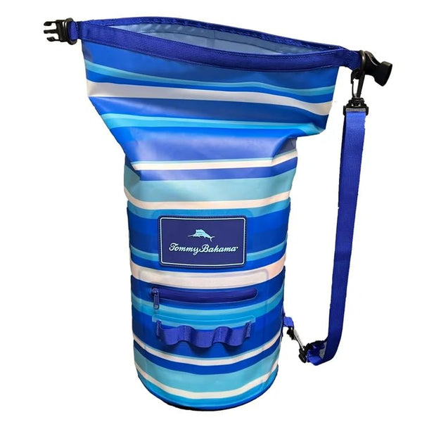Tommy Bahama 20L Waterproof Dry Bag, Roll-Top (Harbor Stripe)___________________FUMA