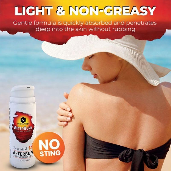 Nirvanta All-in-One AfterBurn Tan Recovery Lotion – Doctor-Formulated Aftersun Lotion
