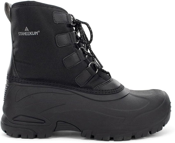Staheekum Men's Winter Snow Boots| Waterproof, Insulated, and Cold Rated to -20°F