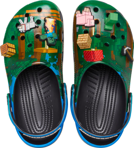 Crocs Classic Clogs Men’s Minecraft Theme – Casual Shoes Gamer Gift