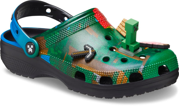 Crocs Classic Clogs Men’s Minecraft Theme – Casual Shoes Gamer Gift