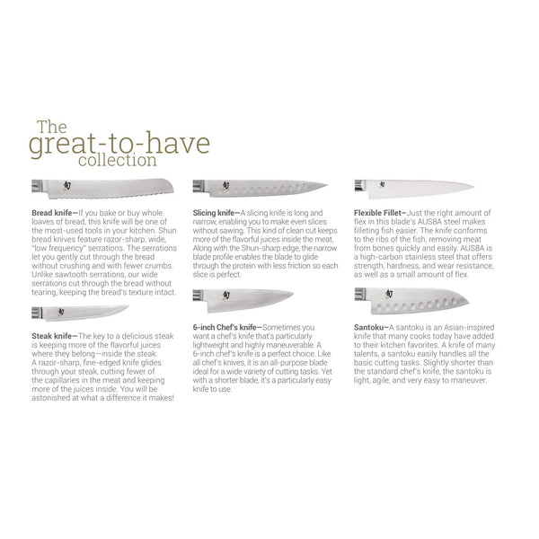 Shun Cutlery Kanso Chef's Knife 8”, Gyuto-Style Kitchen Knife, Ideal for All-Around Food Preparation, Authentic, Handcrafted Japanese Knife, Professional Chef Knife