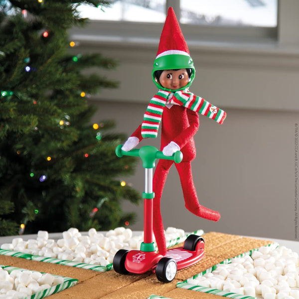 THE ELF ON THE SHELF STAND-N-SCOOT Scooter, Scarf and Hat Accessories