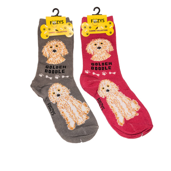 Foozys Unisex Crew Socks Canine Collection