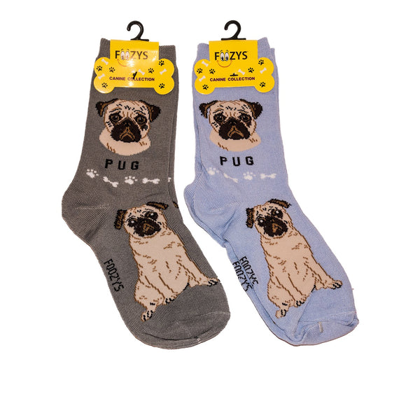 Foozys Unisex Crew Socks Canine Collection