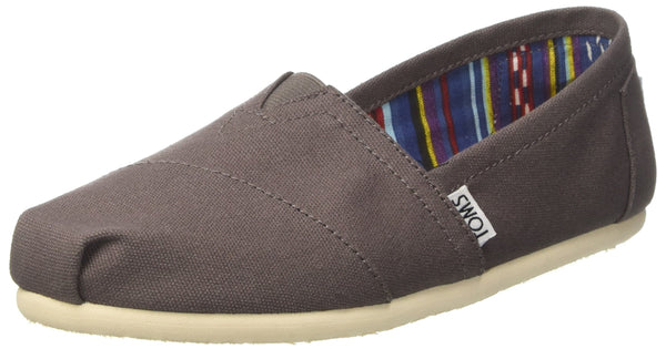 TOMS Women's Classic Canvas Slip-On - Ash 8.5