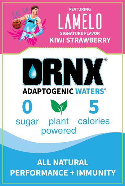 DRNX 12 Pack Adaptogenic Waters Complete Hydration Enhanced Beverage - Zero Sugar - 5 Calories - Super Herbs, B & D Vitamins, Antioxidants, Keto Friendly, All Natural (Variety Pack)