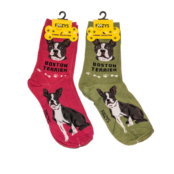 Foozys Unisex Crew Socks Canine Collection