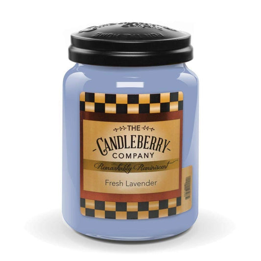Candleberry Candles | Fresh Lavender Candle | Best Candles on the Market | Hand Poured in The USA | Highly Scented & Long Lasting | Large Jar 26 oz.
