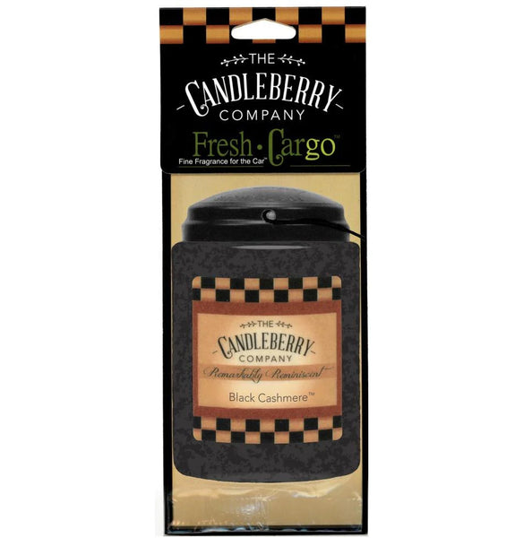 Candleberry Fresh Cargo Fine Fragrance Car Freshener - Three Pack for use in Car, Home, Office or Shop