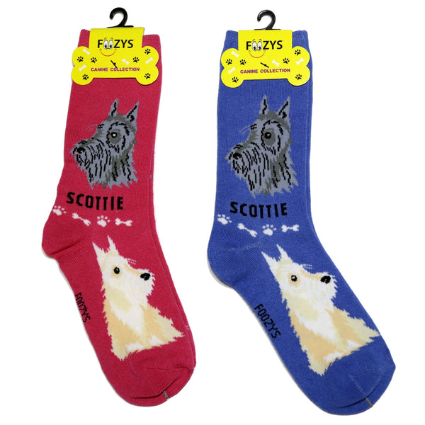 Foozys Unisex Crew Socks Canine Collection