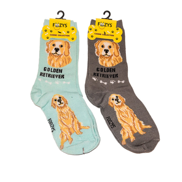 Foozys Unisex Crew Socks Canine Collection