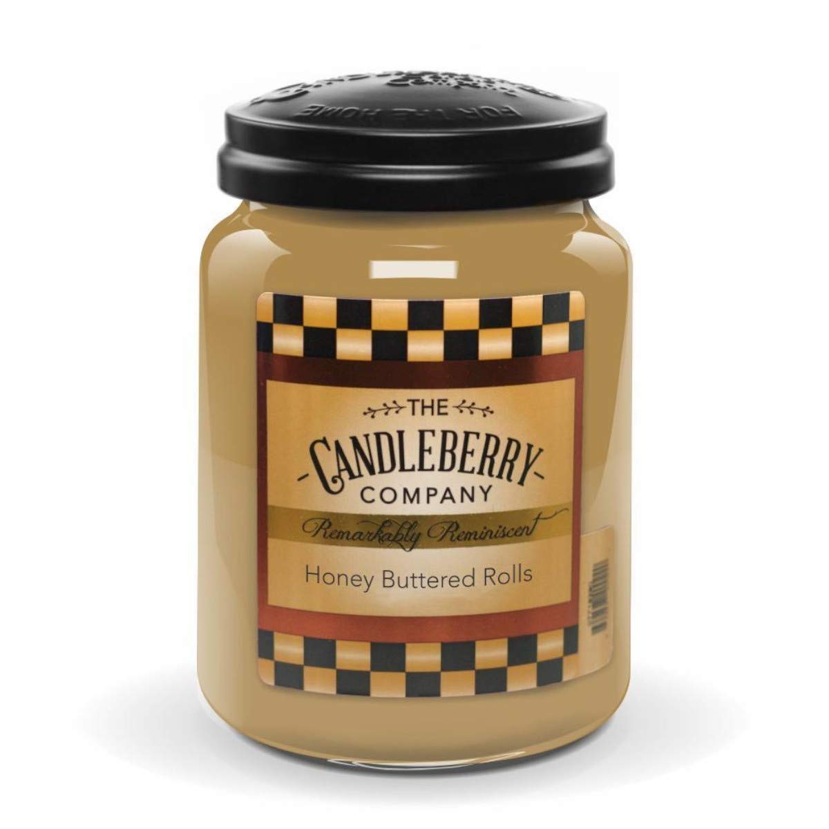 Candleberry Candles | Honey Buttered Rolls Candle | Best Candles on The Market | Hand Poured in The USA | Highly Scented & Long Lasting | Large Jar 26 oz