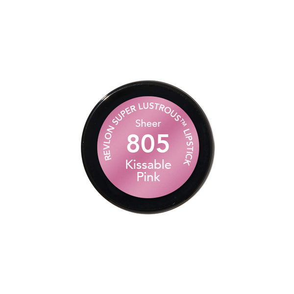 Revlon Super Lustrous Lipstick Shine ~ Kissable Pink 805