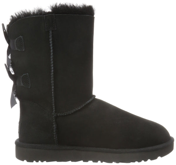 UGG Women's Bailey Bow II Winter Boot (Black, 6)