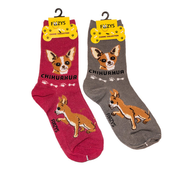 Foozys Unisex Crew Socks Canine Collection