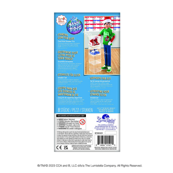 The Elf on the Shelf MagiFreez® Cool Kicks Sneaker Trio-Mix and Match Sneaker Accessory Pack for Your Scout Elf