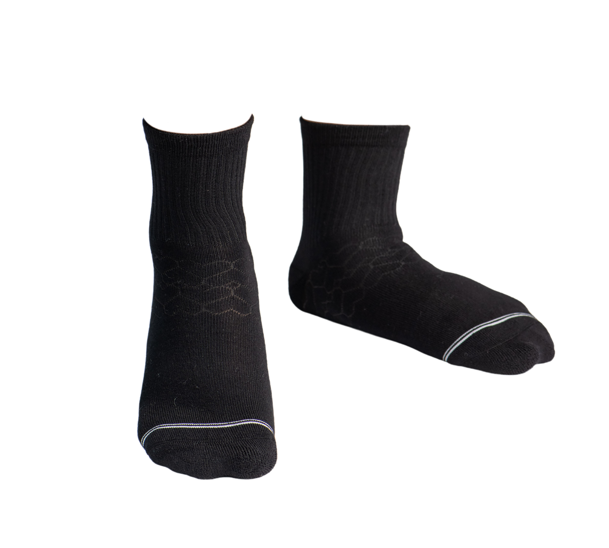 Pudus Bamboo Everyday Quarter Crew Socks | Moisture Wicking | Breathable | Extra Soft | Odor Resistant | All Day Comfort