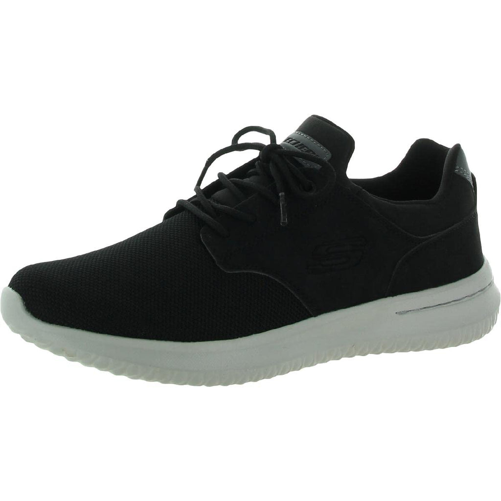 Skechers USA Men's Delson 2.0 Weslo Knitted with Laces Slip On