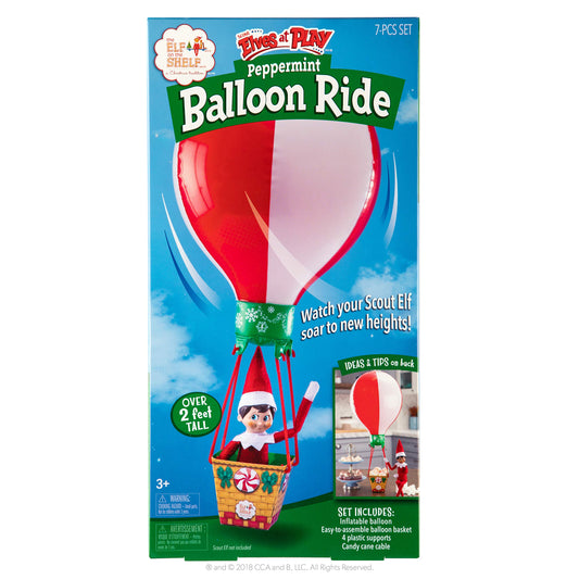 The Elf on the Shelf Peppermint Balloon Ride, Red