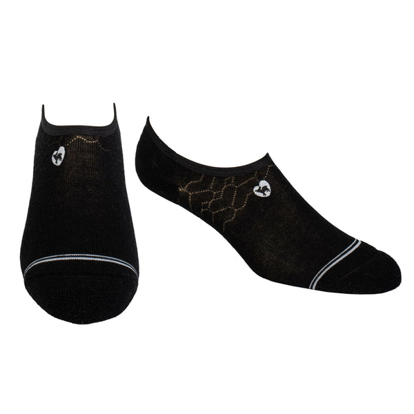 Pudus Bamboo Everyday No Show Socks | Moisture Wicking | Breathable | Extra Soft | Odor Resistant | No-Show All Day Comfort