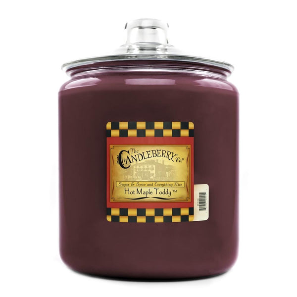 Candleberry Hot Maple Toddy 160 oz Candle - Giant Cookie Jar Candle