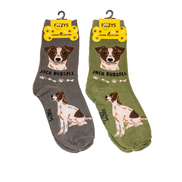 Foozys Unisex Crew Socks Canine Collection