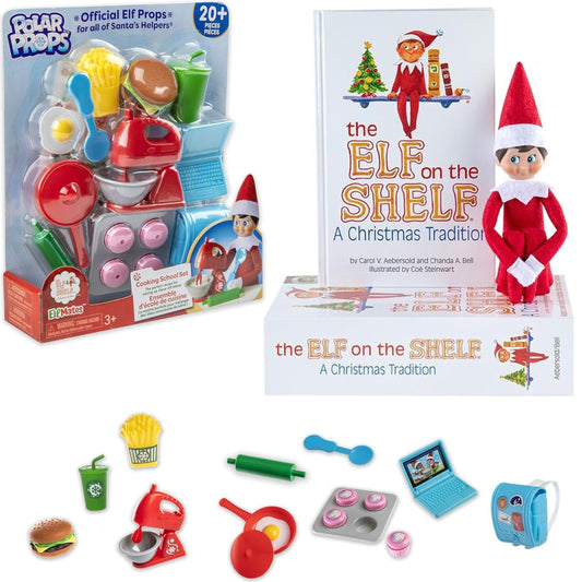 Elf on The Shelf - Blue Eyed Boy Scout Elf & Elf Polar Props